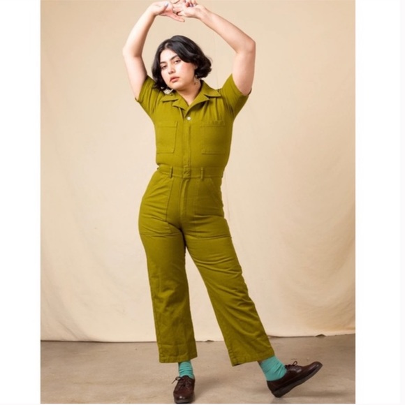 Big Bud Press Pants & Jumpsuits Big Bud Press Olive Green Short Sleeve Jumpsuit Poshmark